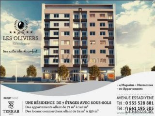 Appartement a partir 75 m2 a Meknes