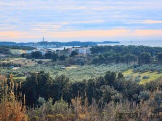 Rovinj - zemljište s pogledom na stari grad i more 12.000m2