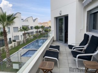 This modern house features 2 bedrooms, 2 bathrooms, a..