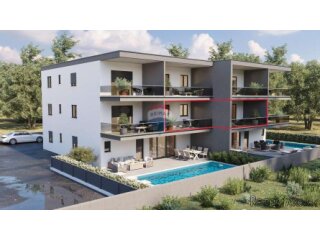 Istra, Novigrad – novogradnja, dvosoban stan na prvom katu