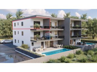 Istra, Novigrad, dvosoban stan s pogledom na more