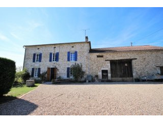 4 bedroom farmhouse with good views..