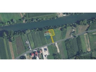 Ozalj, Trška - građevinsko zemljište 1173 m2 uz rijeku Kupu