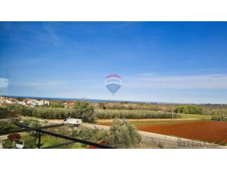 Poreč okolica – 2S+DB stan s pogledom na more, 80,62 m2