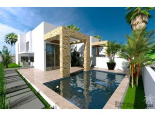 Modern design villa just 400 meter from the Mediterranean..