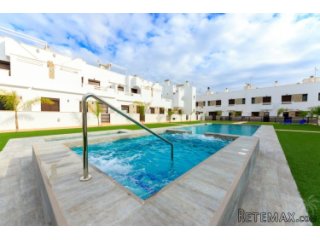 These modern, terraced houses are being built in a very..