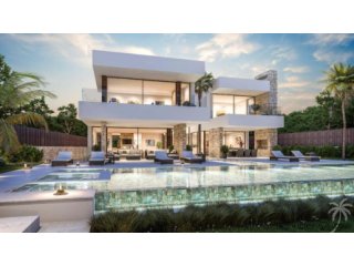 Magnificent new contemporary design villa in Guadalmina..