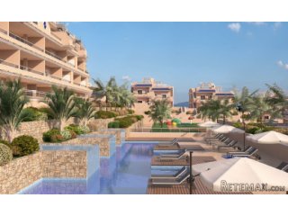 These newbuilt apartments are located near the town of Los..