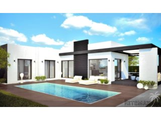 Modern villa project located on a south west facing plot..