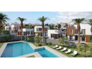 Modern design villas are built within a new residence in..