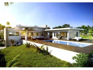 Modern country home to be built, on an almost flat plot of..