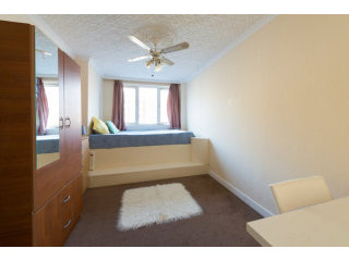 Single with double bed near Baker..