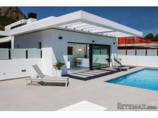 Modern style villa in a residential area in Polop, very..