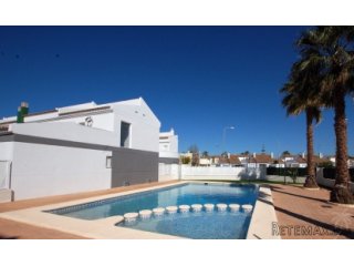 Semi detached newly built villa with a garden terrace of..