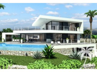 Modern design villa with sea views, in a new neighborhood..