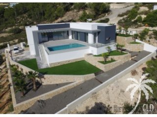 This modern luxury villa is currently under construction on..