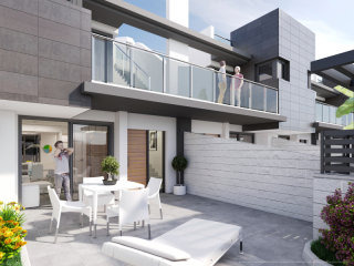 Elegance Townhouses In Playa Flamenca..