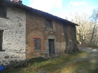 Country House with Lake and Outbuilding