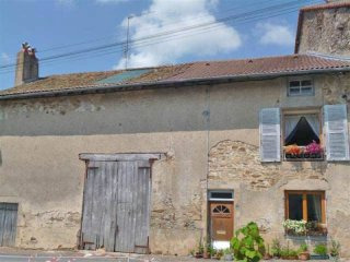 Stone House With Attached Barn In The..