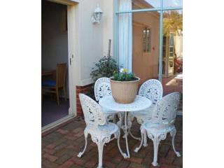 Secure and peaceful garden courtyards..