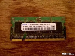 3 RAM ordinateur portable DDR2 512 Mb