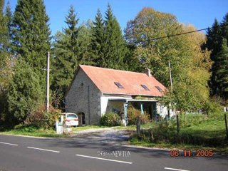 Correze. Near Liginiac. Stone house..