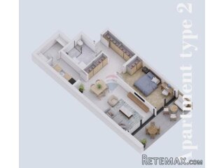 Rovinj okolica - jednosoban stan u prizemlju 66,5 m2