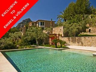 Mediterranean natural stone artwork in..