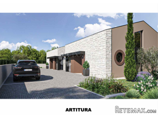 Moderna kuća s bazenom i galerijom – projekt 2