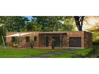 New-build houses near the ocean and..
