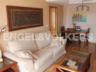 Attic with parking space near the city..