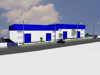 Project for a warehouse near Loulé.