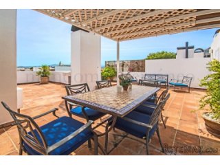 This stylishly decorated penthouse is located in the..