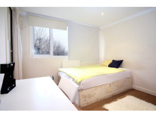 Single with double bed near Baker..