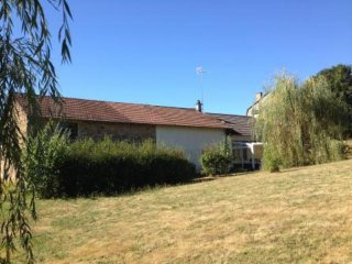 Country House with Attached Barns