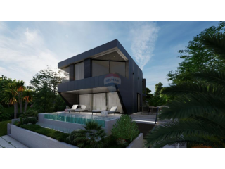 OTOK KRK-moderna samostojeća villa 30 metara do plaže