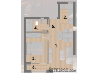 PROJEKT JAHORINA - zgrada A1 apartman 52 na 5. katu