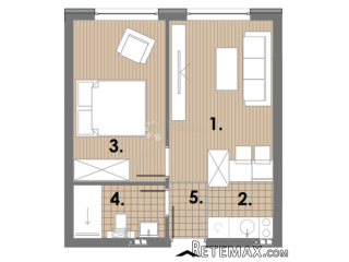 PROJEKT JAHORINA - zgrada A2 apartman 34, 3. kat