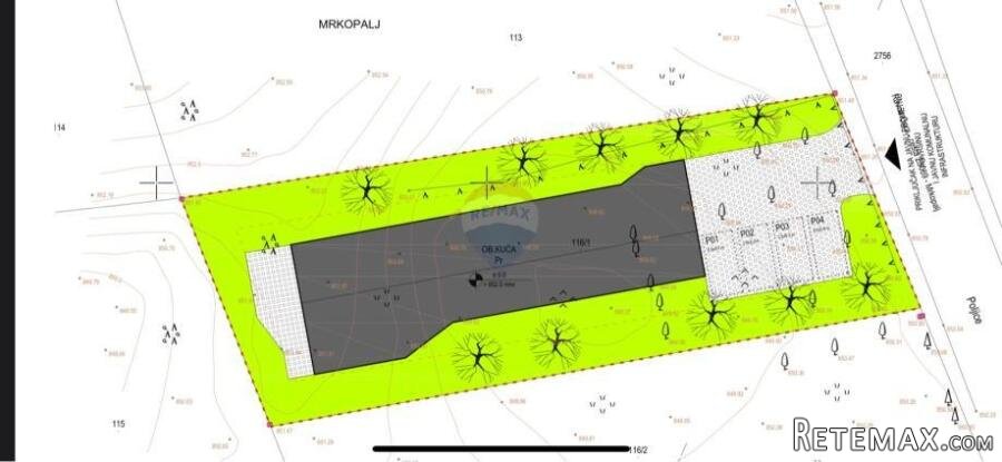 Gorski kotar, Mrkopalj - građevinsko zemljište 885 m2 - 2