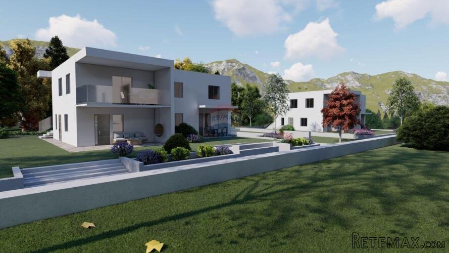 Rijeka, Kastav - novogradnja: 1s+db, garaža, okućnica