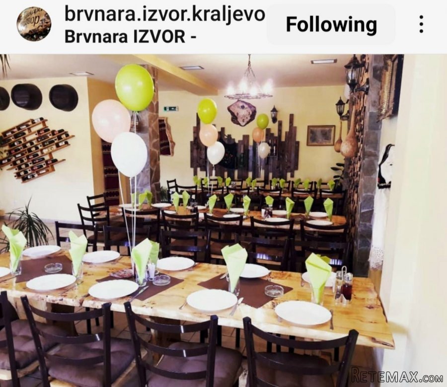 Izdaje se restoran "IZVOR" u Kraljevu - 13