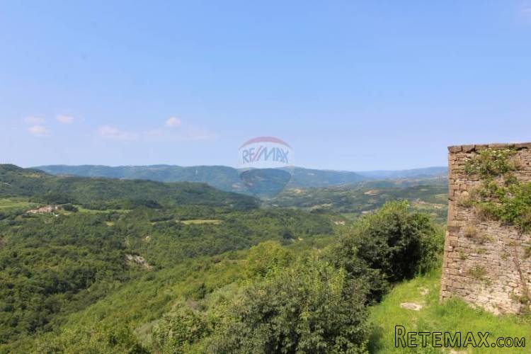 PAZIN,OKOLICA,STARA KAMENA KUĆICA SA PANORAMSKIM POGLEDOM