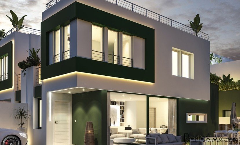 New construction of 44 semi-detached houses in a gated..