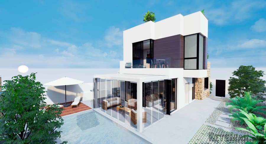 Modern new build villas just 500 meters from the beach...