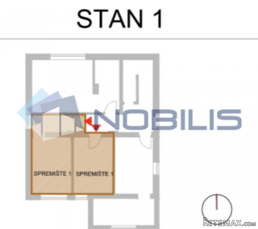 Varaždin, centar, trosobni stan 72.70 m2 - 9