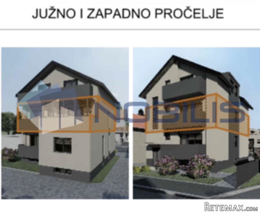 Varaždin, centar, trosobni stan 81.50 m2, 1. kat - 5