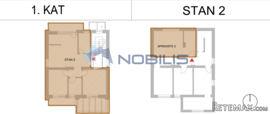 Varaždin, centar, trosobni stan 81.50 m2, 1. kat - 8