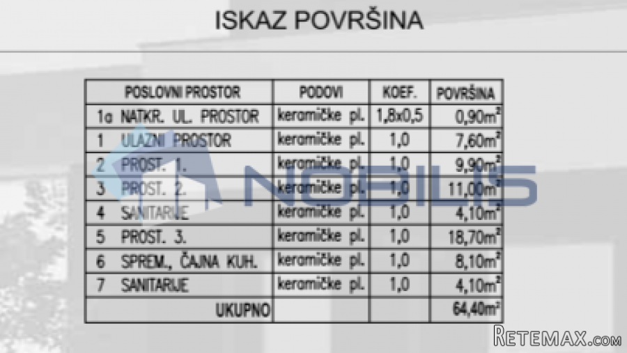 Varaždin, centar, poslovni prostor 64,40 m2 - 4