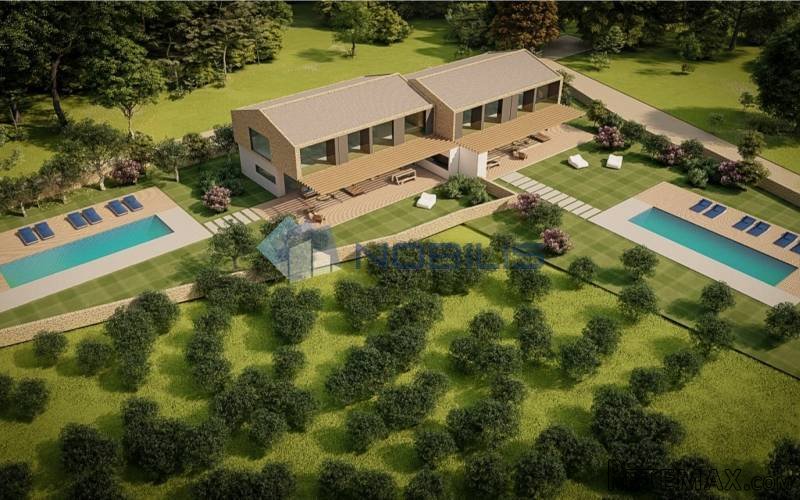Istra - Poreč, zemljište 2862 m2 sa građevinskom za dvije vi.. - 2