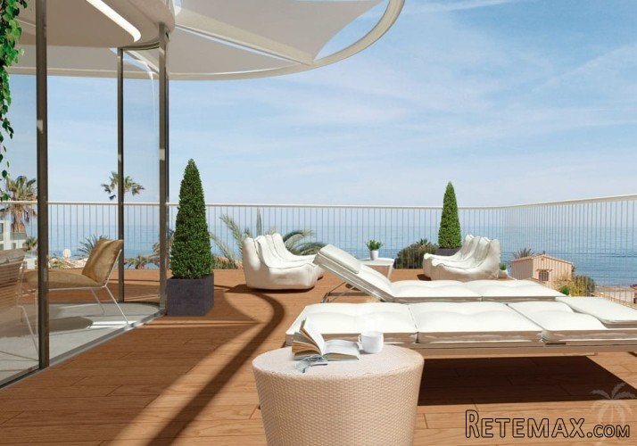 Unique modern design development in Denia with 1, 2 and 3..